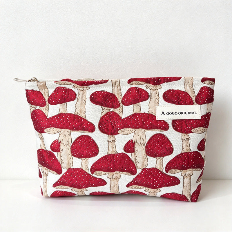 CouldNook Mushroom Storage Pouch - Textured Caps And Two Shapes