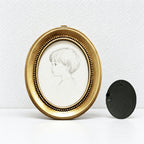 CouldNook Ornate Resin Photo Frame - Raised Borders And Glass Front