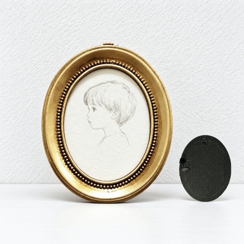 CouldNook Ornate Resin Photo Frame - Raised Borders And Glass Front