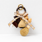 CouldNook Botanical Seed Bag Charm - Forest Nut Keychain