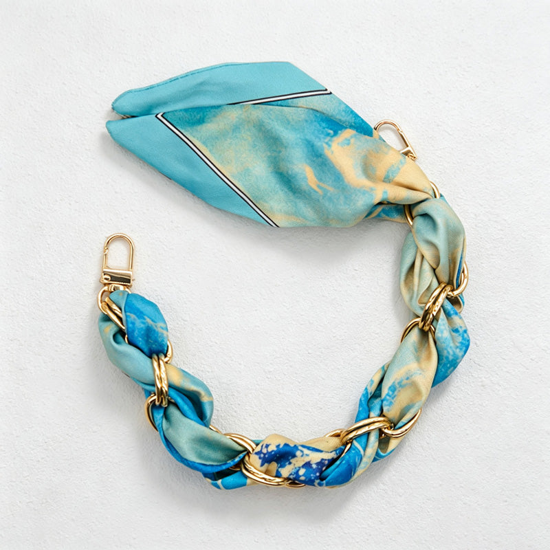 CouldNook Silke Scarf Phone Wrist Strap - Loose Braided Handle