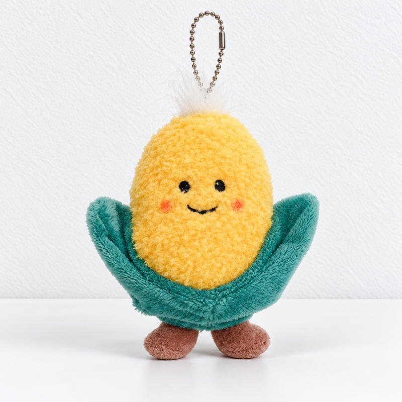 CouldNook Plush Novelty Charm - Smiling Food and Botanical Character Designs