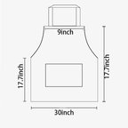 CouldNook Floral Pattern Apron - Kitchen Wear Accent