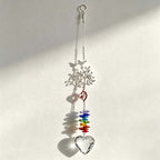 CouldNook Heart Suncatcher - Reindeer Mushroom Or Tree Upper Motifs