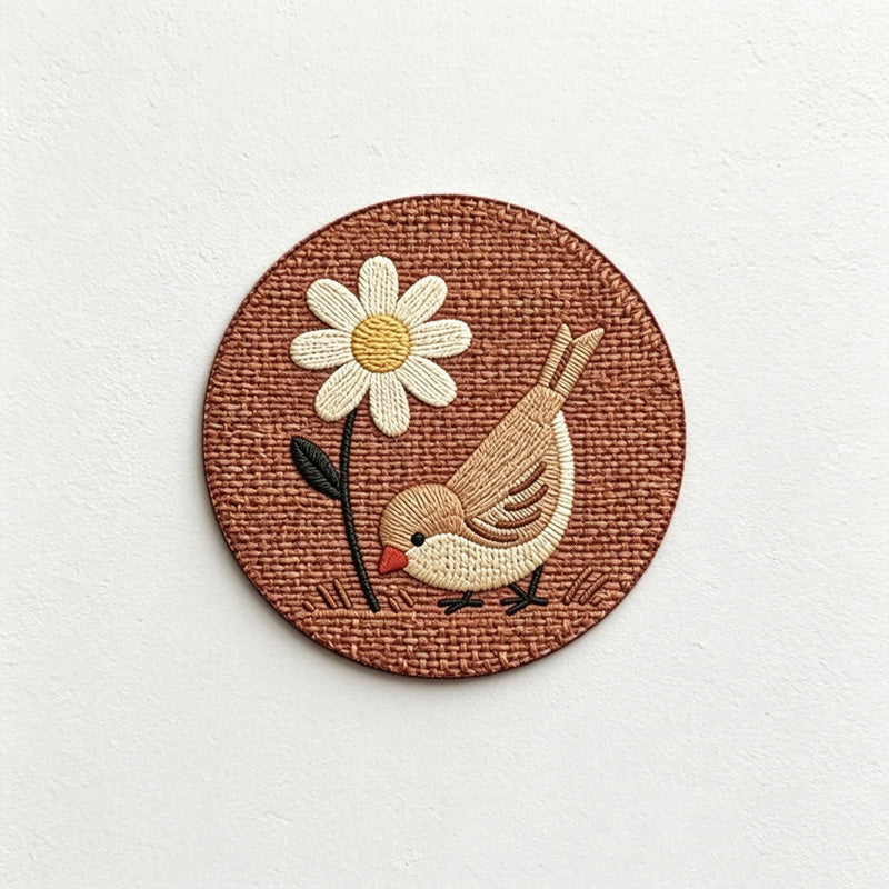 CouldNook Round Printed Placemat - Bird and Floral Designs