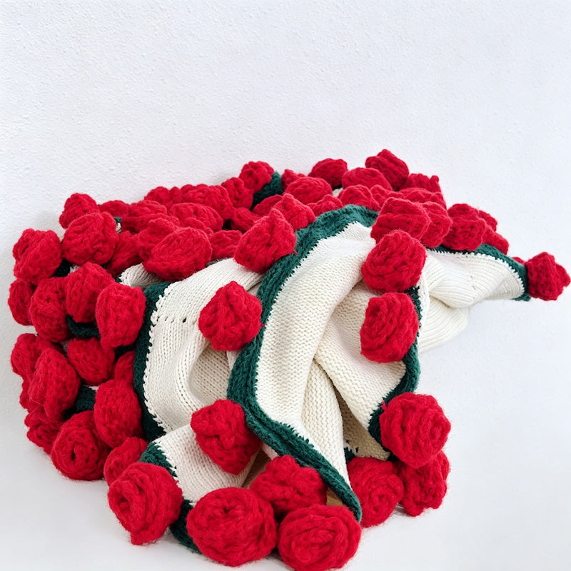 CouldNook Acrylic Flower Bouquet Blanket - Three Finished Sizes