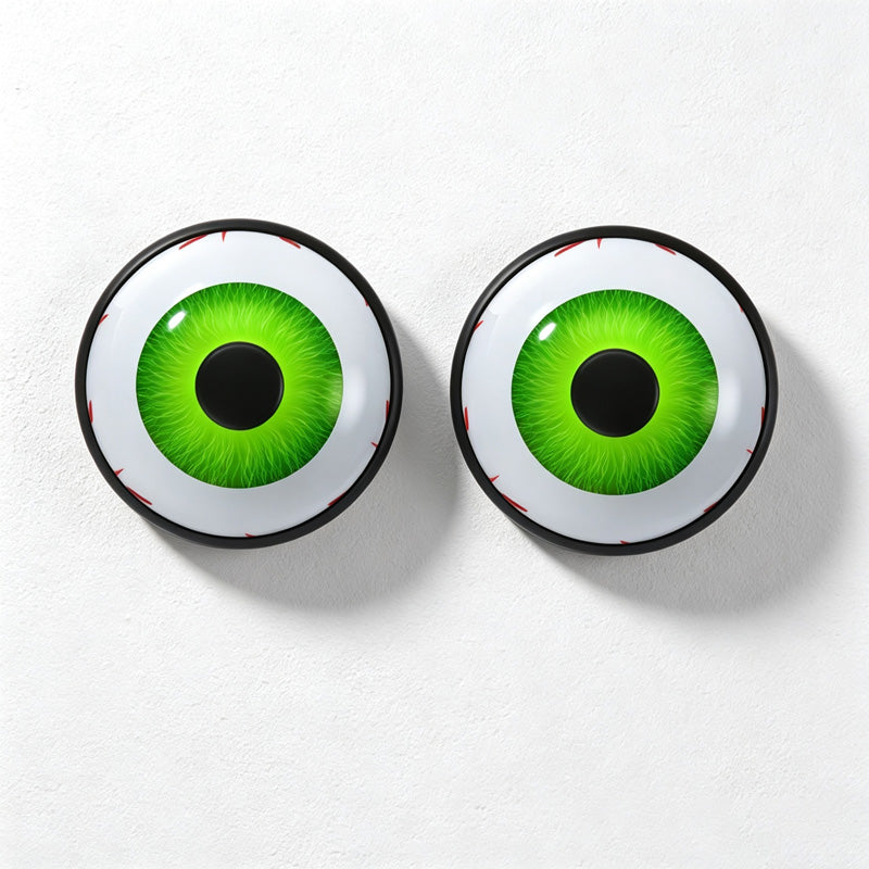 CouldNook LED Eyeball Hanging Ornament - Round Halloween Light Pair