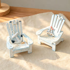 CouldNook Miniature Beach Chair Ornament - Desktop Ornament