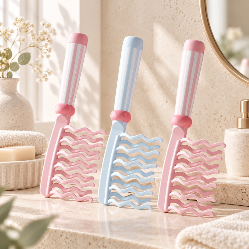 CouldNook Curl Styling Comb - Double Wavy Teeth