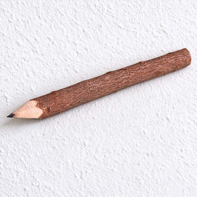 CouldNook Twig Pencil - Natural Bark Exterior And Sharpened Wood Tip