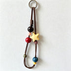 CloudNook Phone Wrist Strap-Retro Star Beaded Double-Strand Design