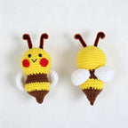 CouldNook Yarn Bee Doll Ornament - Plain and Clasp Options