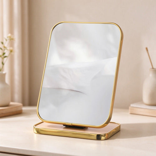 Animal Silhouette Tabletop Mirror with Fold-Out Support