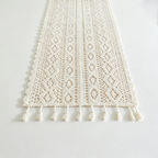 CouldNook Crochet-Look Table Runner - Console Table Accent