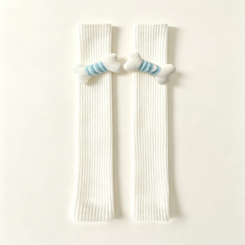 CouldNook Bow Pom Slouch Socks - Playful Sneaker Accent
