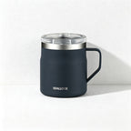 CouldNook Lidded Coffee Mug - Angular Handle and Three Lid Style Choices