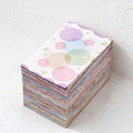 CouldNook Patterned Memo Paper Block - Pastel Prints And Loose Sheets