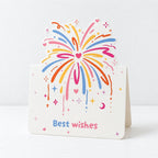 CouldNook Fireworks Greeting Card - Colorful Celebratory Wishes Design