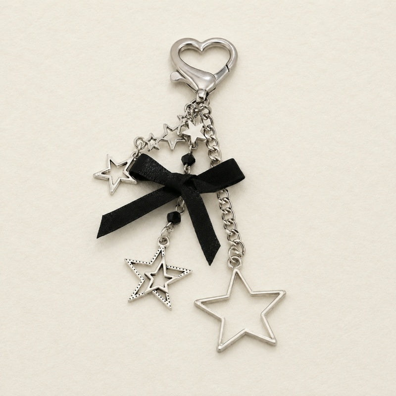 CouldNook Bow Star Phone Charm - Loop Cord Attachment