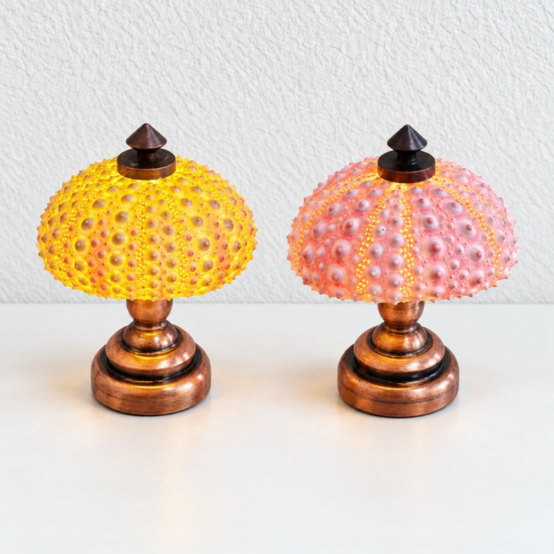 CouldNook Mini Sea Urchin Night Light - Dotted Shade And Tiered Base