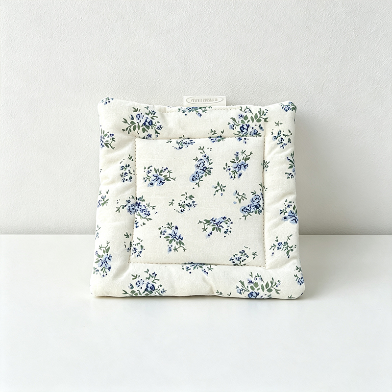 CouldNook Floral Quilted Rectangle Kitchen Pad - Thoughtful Travel Companion