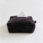 CouldNook Ribbed Tissue Box Cover - Raised Rows And Rounded Corners