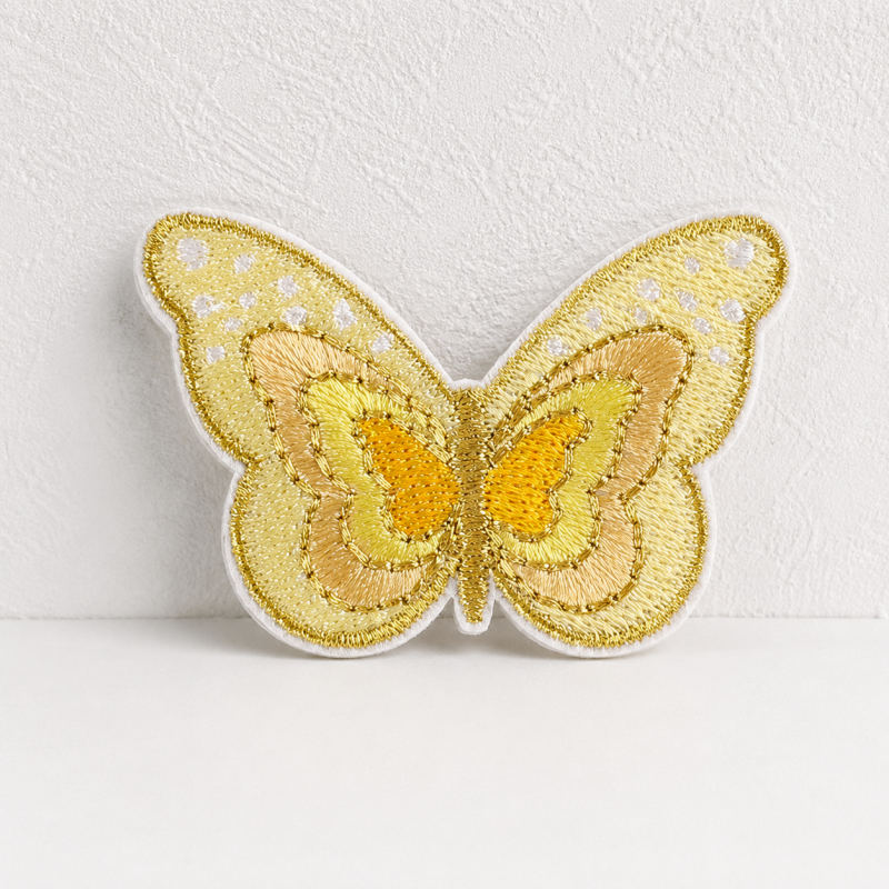 CouldNook Butterfly Embroidered Patch - Colorful Wing Pattern Options