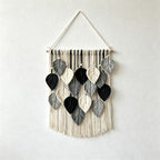 CloudNook Leaf Macrame Wall Hanging‑Boho Woven Tapestry Decor
