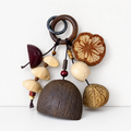 CouldNook Botanical Seed Shell Charm - Acoustic Bag Pendant