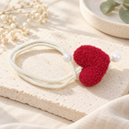CouldNook Heart Curtain Tieback - Plush Pendant and Beads