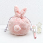 CouldNook Rabbit Drawstring Pouch - Long Ears and Pompom Tail