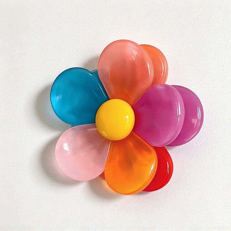 CouldNook Flower Magnetic Bag Clip Set - Five Removable Colorful Petals