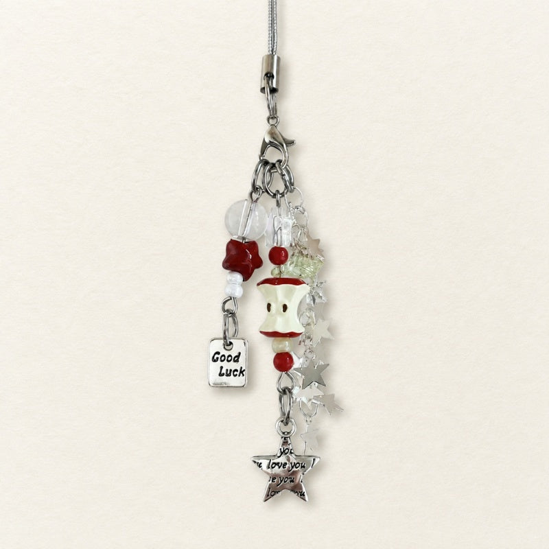CouldNook Star and Berry Phone Charm - Loop Cord Attachment