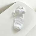 CouldNook Soft Bow Accent Ankle Socks - Everyday Footwear Accent