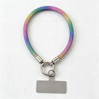 CouldNook Rhinestones Set Short Phone Strap with Mesh-Wrapped Rhinestones Rows