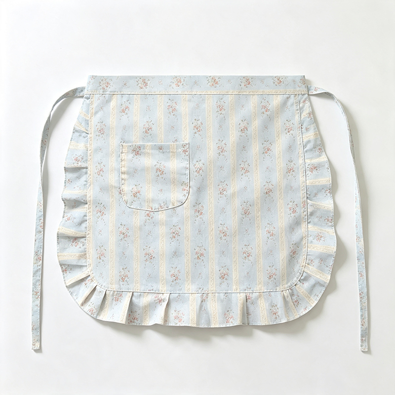CouldNook Pastel Floral Apron - Tiered Pocket Waist Layer