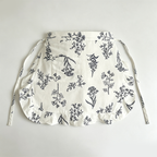 CouldNook Plaid Waist Apron - Rounded Ruffle Kitchen Accent