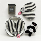 CouldNook Heart Striped Cotton Pot Holder - Hand Pocket