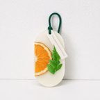 CouldNook Oval Floral Scented Wax Tablet - Hanging Ribbon