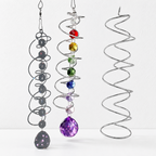CouldNook Spiral Suncatcher Ornament Accessory - Silver and Gold Options