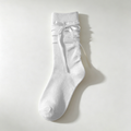 CouldNook Side Bow Slouch Socks - Soft Leg Accent