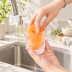 Christmas Temperature-Sensitive Dishwashing Sponges with Smiling Faces