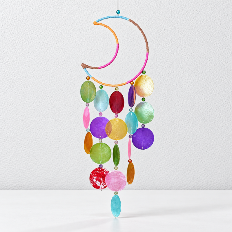 CouldNook Disc Wind Chime - Cascading Discs And Decorative Hanging Framework