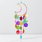 CouldNook Disc Wind Chime - Cascading Discs And Decorative Hanging Framework