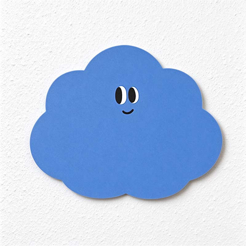 CouldNook Character Sticky Notes - Shaped Color Blocks And Expressive Faces