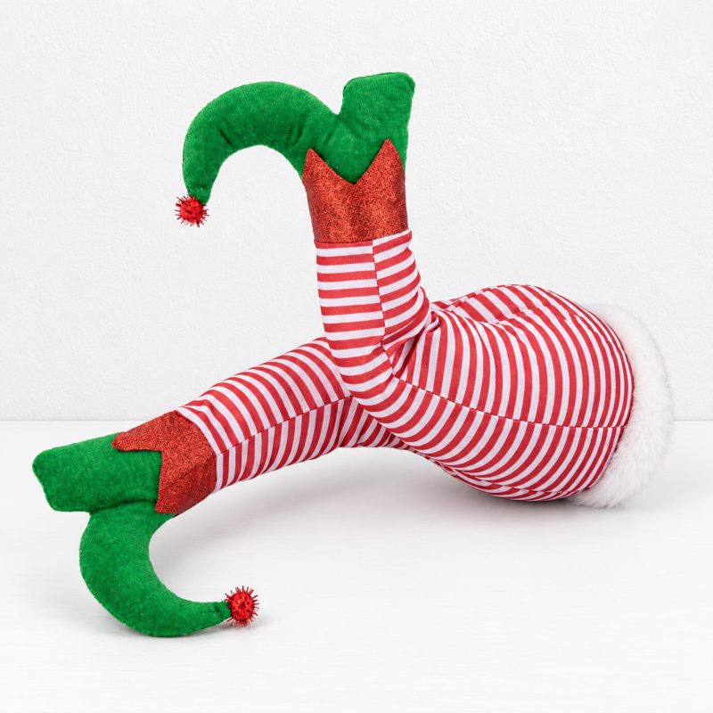 CouldNook Christmas Tree Leg Ornament - Playful Plush Design