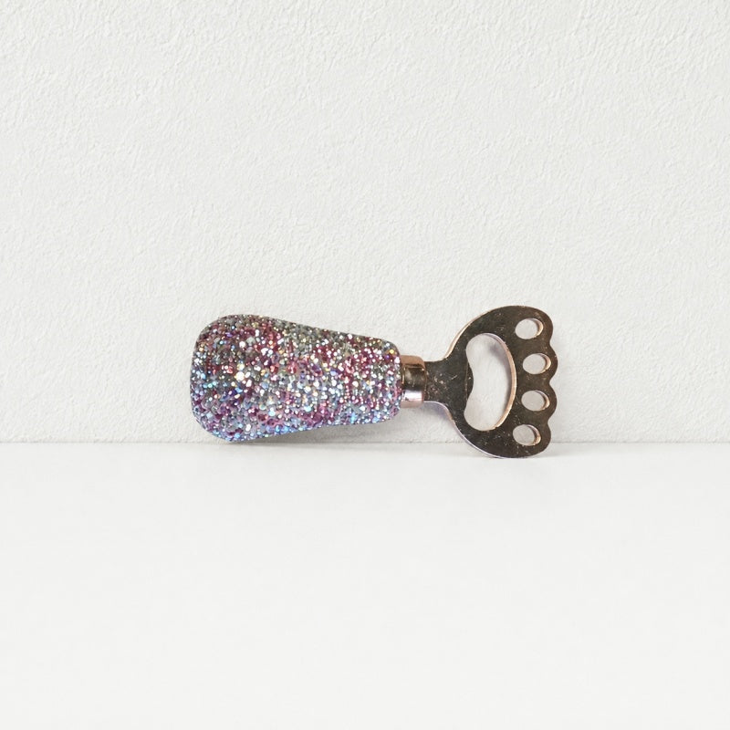 CouldNook Rhinestone Paw‑Shaped Bottle Opener‑Magnetic Fridge Mount