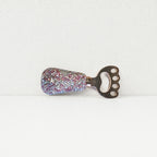 CouldNook Rhinestone Paw‑Shaped Bottle Opener‑Magnetic Fridge Mount