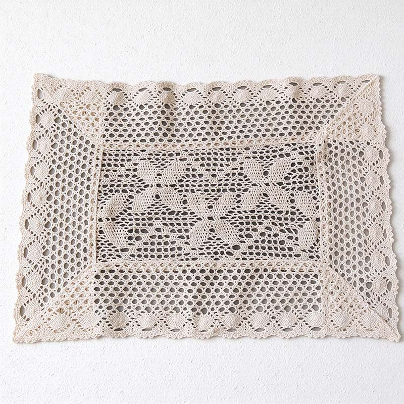 CouldNook Crochet Placemat - Openwork Patterns and Decorative Edge Variations