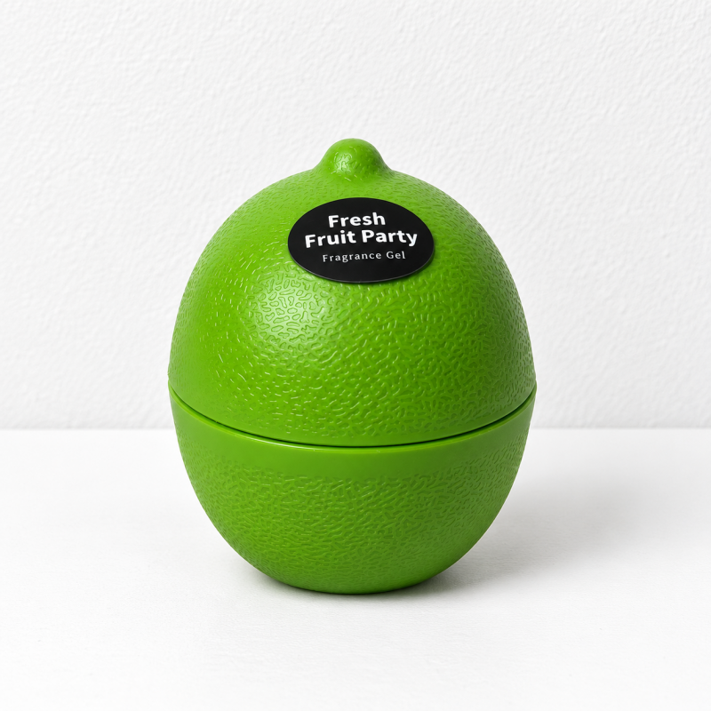 CouldNook Green Lemon Gel Air Freshener - Pebbled Shell